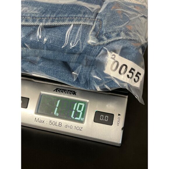 L’AGENCE Wayne Denim Blazer Open Front Blue size Medium - Picture 15 of 15